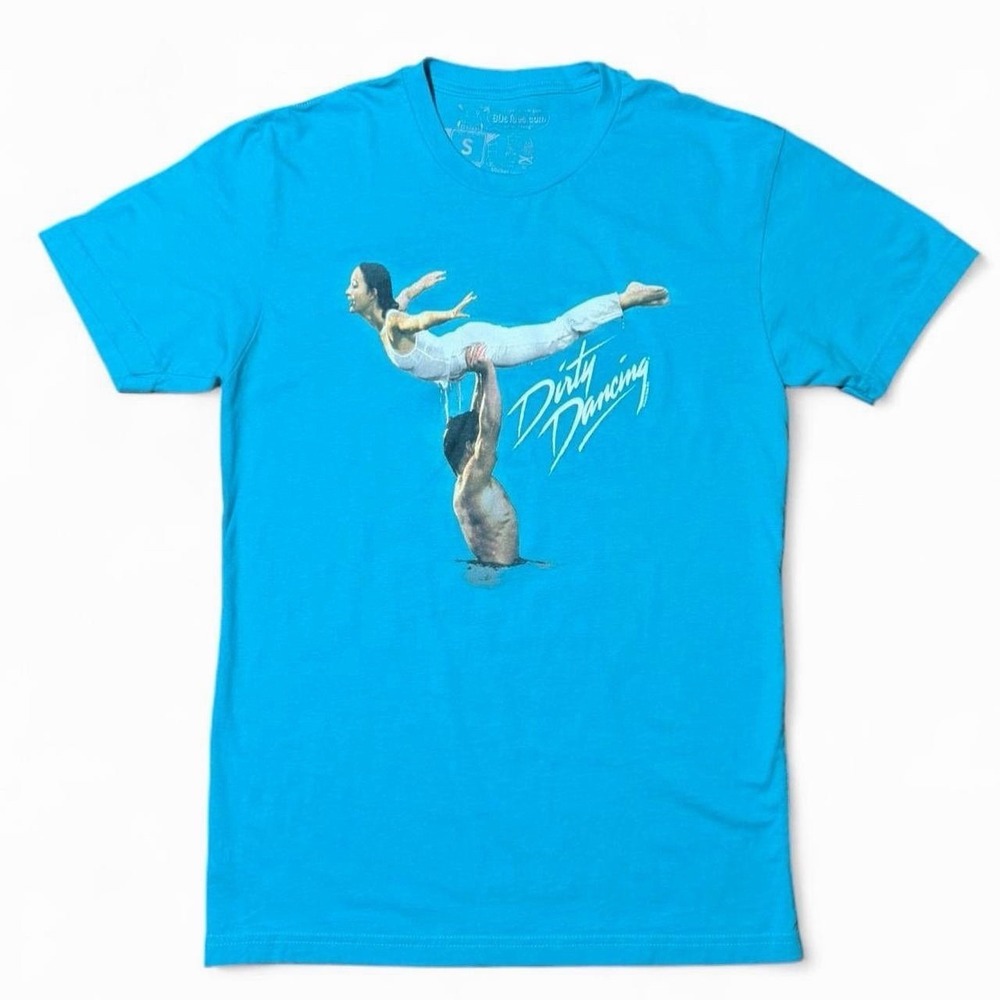Modern Y2K 80s Movie "Dirty Dancing" Pop Culture Graphic T-shirt Small